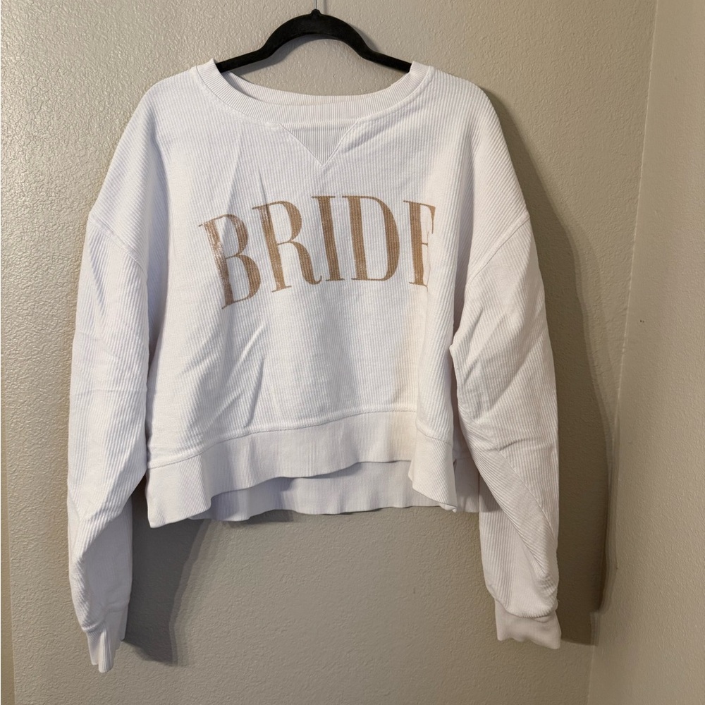 White BRIDE Sweater